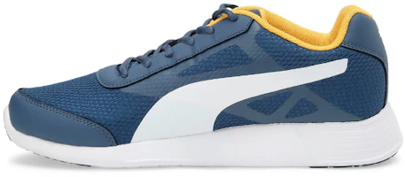 Puma Trenzo II IDP 'Breathable Shock Absorbing Low-Top Running Shoe Blue Yellow White' 368286-11 Puma Trenzo II IDP 'Breathable Shock Absorbing Low-Top Running Shoe Blue Yellow White' 368286-11