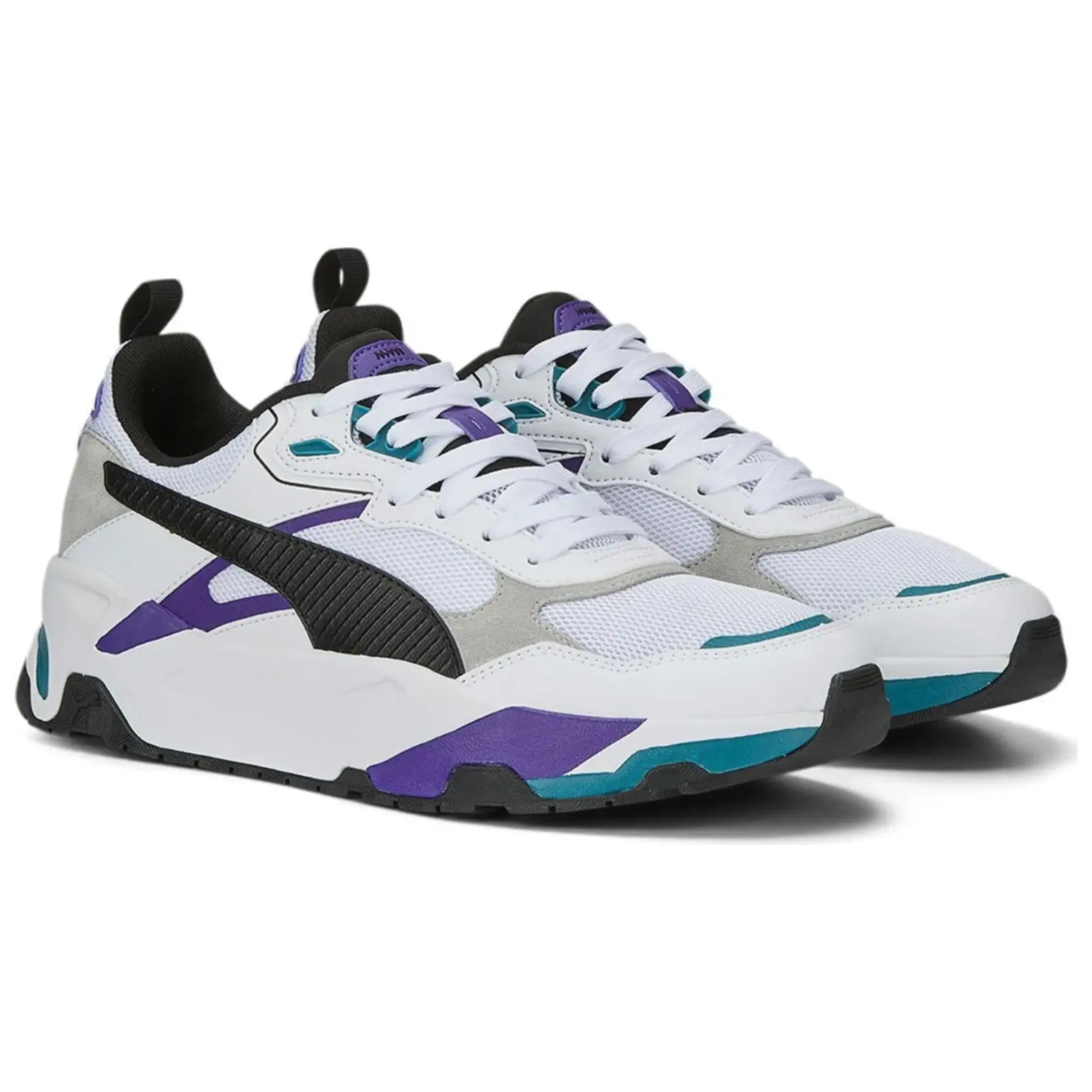 Lookbook Puma Trinity ''Blanc Noir Violet'' 389289-02