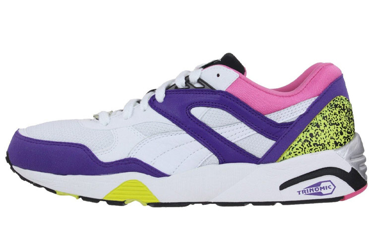 Puma Trinomic R698 'White Purple Pink Colorblock' 357837-02