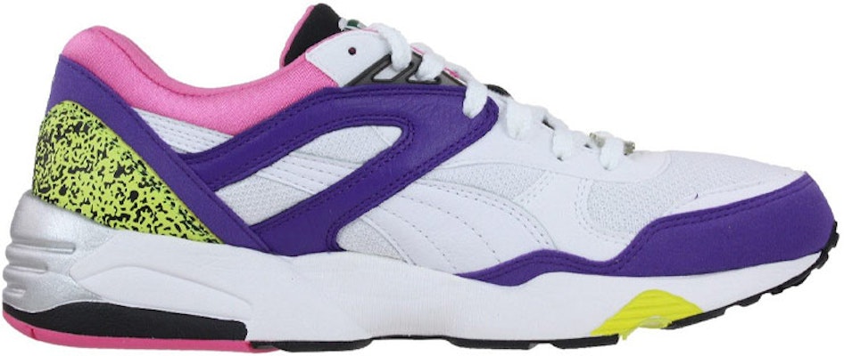 Puma Trinomic R698 輕便透氣休閒運動鞋 白紫粉拼色 Order Puma Trinomic R698 輕便透氣休閒運動鞋 白紫粉拼色