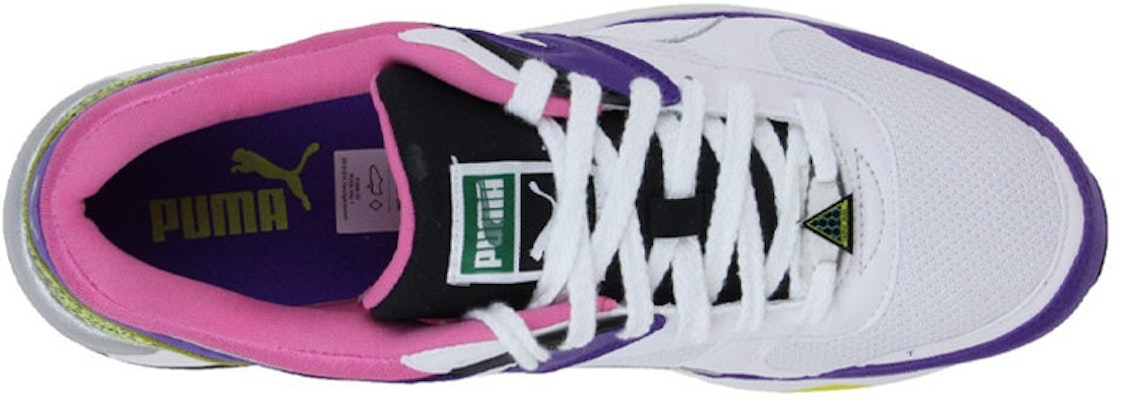 Puma Trinomic R698 輕便透氣休閒運動鞋 白紫粉拼色 Lookbook Puma Trinomic R698 輕便透氣休閒運動鞋 白紫粉拼色