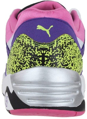 Puma Trinomic R698 輕便透氣休閒運動鞋 白紫粉拼色 Shop Puma Trinomic R698 輕便透氣休閒運動鞋 白紫粉拼色
