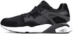 Kasut Lari Puma Trinomic R698 Blaze Hitam/Putih 360135-02