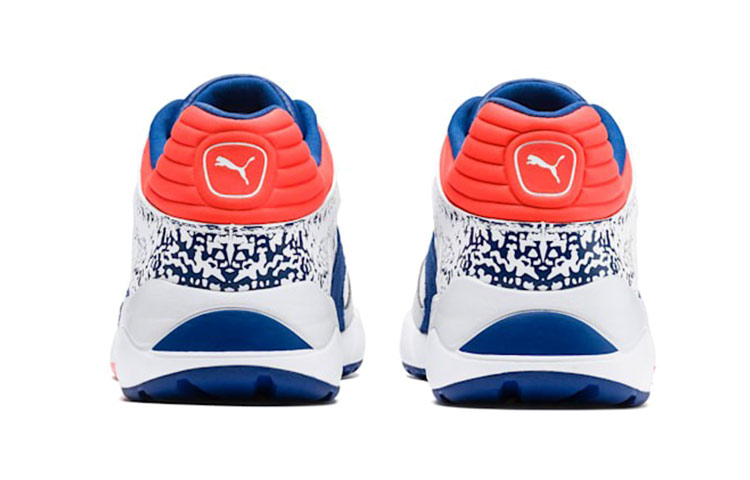 Shop Puma Trinomic Xs-850 白藍低筒跑步鞋