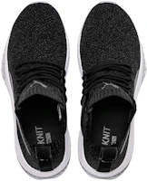 Lookbook Puma Tsugi Apex Evoknit Low Running Shoes Black/White 366432-13