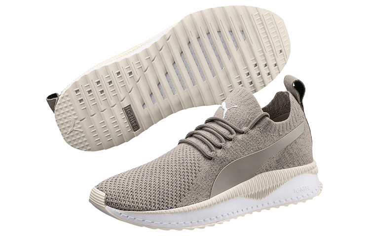 Lookbook Puma Tsugi Apex Evoknit Lage Hardloopschoenen Bruin/Wit 366432-04