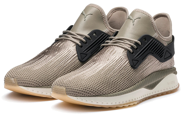 Lookbook Puma Tsugi Cage Premium Sneakers ''Marron Blanc'' 366894-02