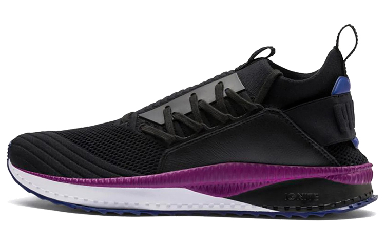 Puma Tsugi Jun Clrshft Low Running Shoes Black/Purple/White 366893-05