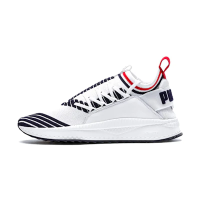 Puma Tsugi Jun 'Sport Stripes - White Peacoat'