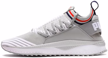 Puma Evolution Tsugi Jun Sport Stripes 'Gray White Red' 367519-02 Puma Evolution Tsugi Jun Sport Stripes 'Gray White Red' 367519-02