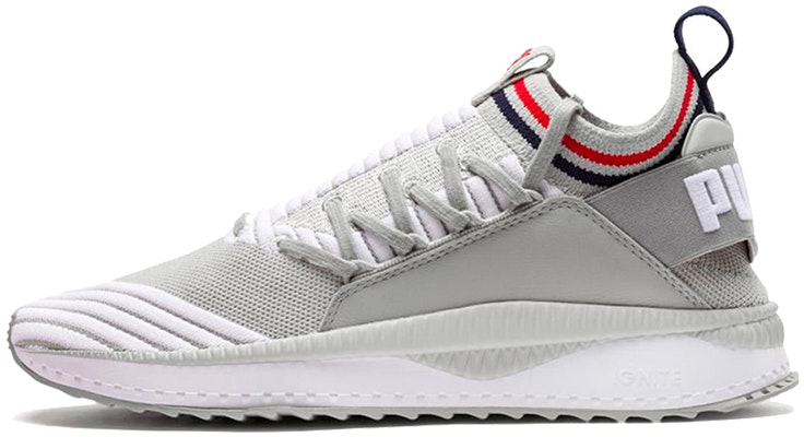 Puma Evolution Tsugi Jun Sport Stripes 'Gray White Red' 367519-02 Buy Puma Evolution Tsugi Jun Sport Stripes 'Gray White Red' 367519-02