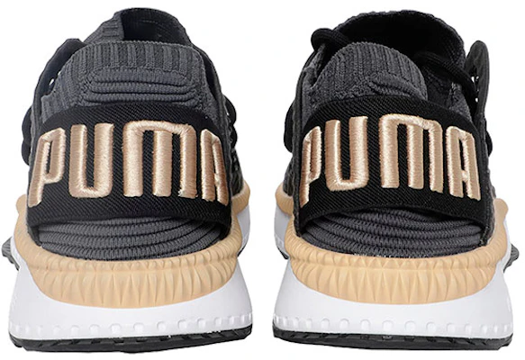 Puma Tsugi Netfit Evoknit Low Laufschuhe Schwarz/Grau/Gold 365108-10 Shop Puma Tsugi Netfit Evoknit Low Laufschuhe Schwarz/Grau/Gold 365108-10