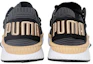 Shop Puma Tsugi Netfit Evoknit Low Laufschuhe Schwarz/Grau/Gold 365108-10