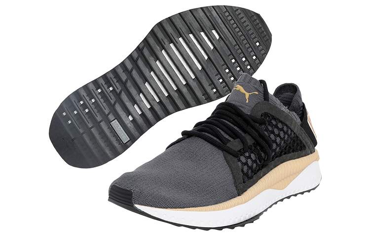 Purchase Puma Tsugi Netfit Evoknit Low Laufschuhe Schwarz/Grau/Gold 365108-10