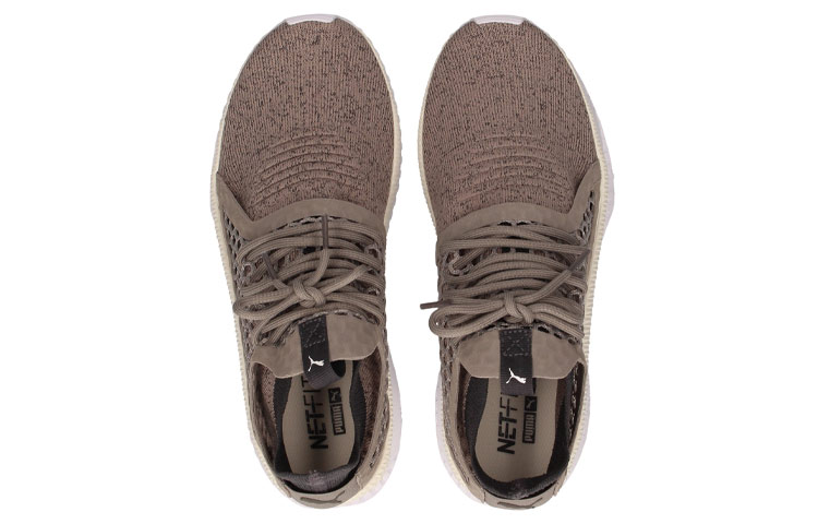 Shop 彪馬 Tsugi Netfit V2 EvoKnit 減震耐磨 低筒運動鞋 褐色
