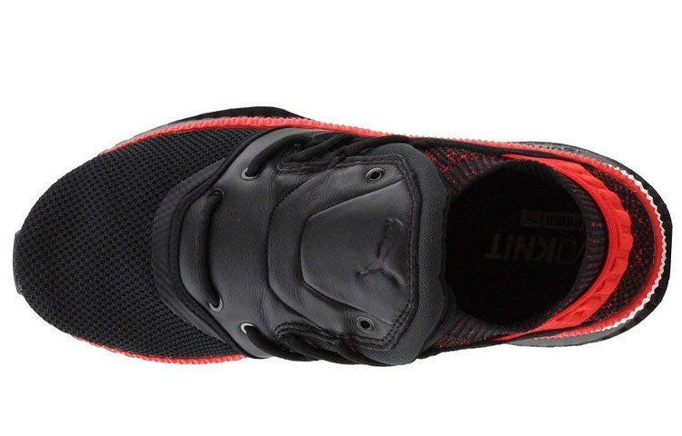 Lookbook Puma Tsugi Shinsei Cubism Sportschuhe Schwarz/Rot 365493-01