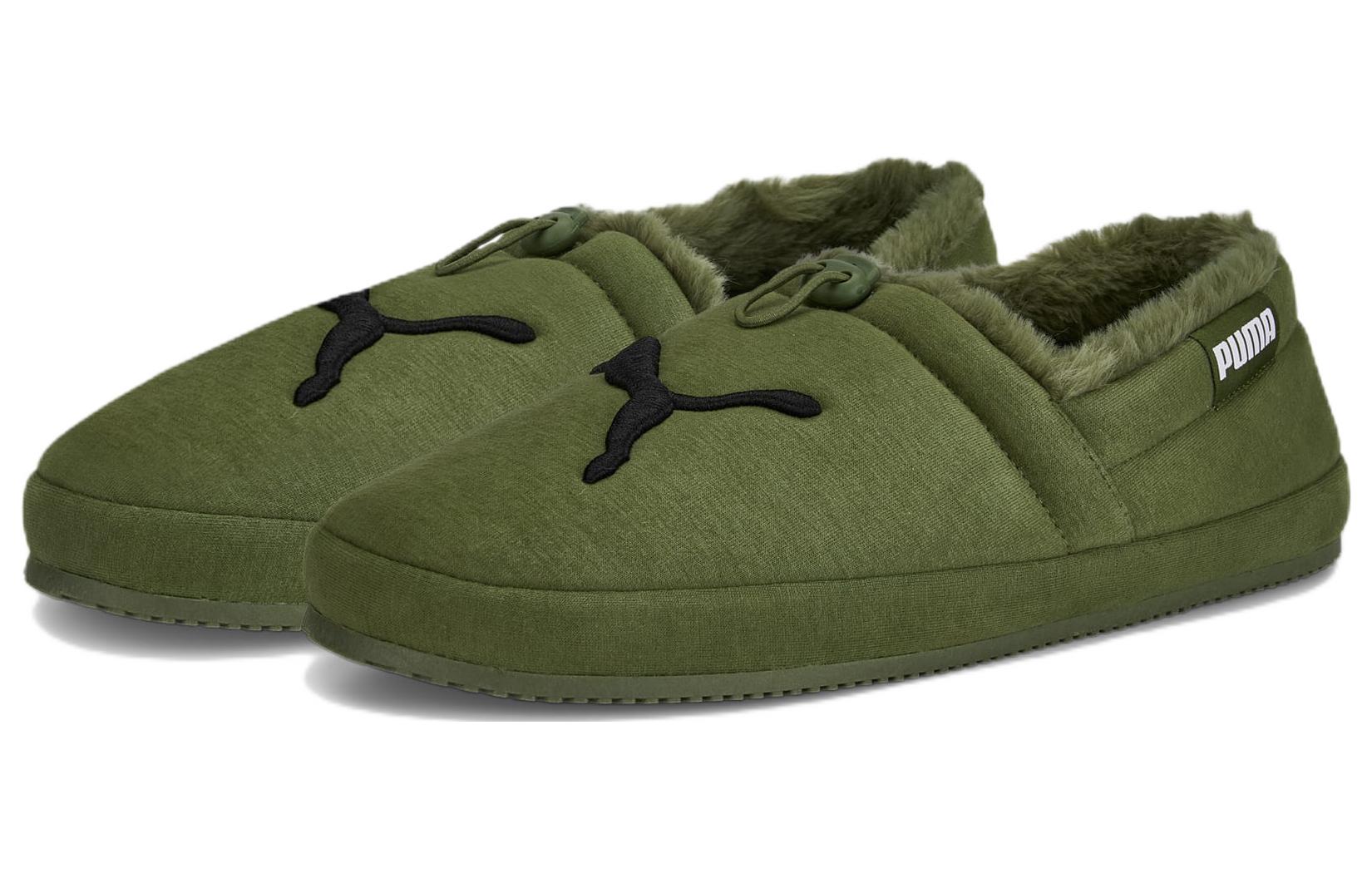 Lookbook 彪马Tuff Mocc Cat绿色拖鞋 385125-04