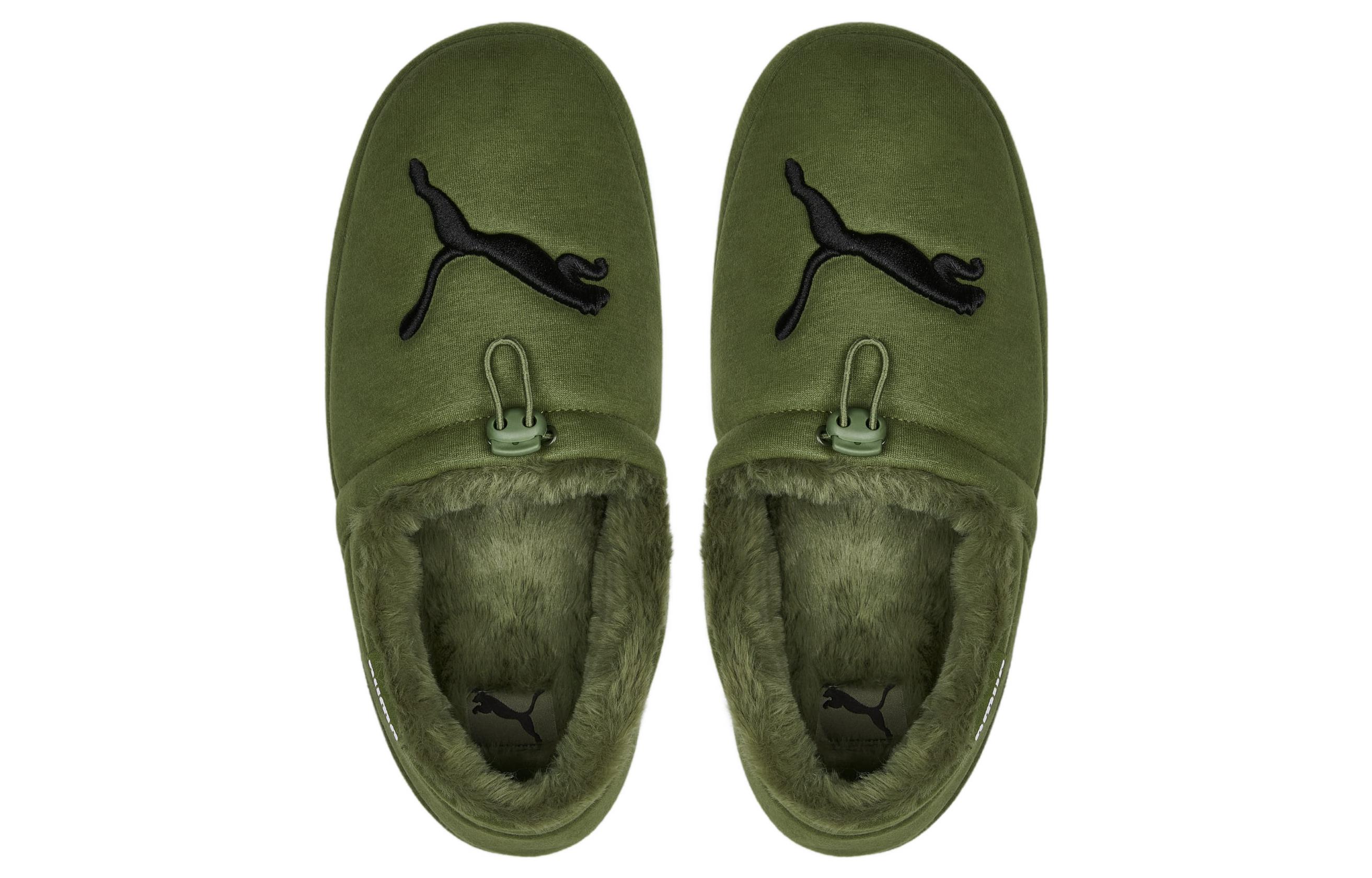 Shop 彪马Tuff Mocc Cat绿色拖鞋 385125-04