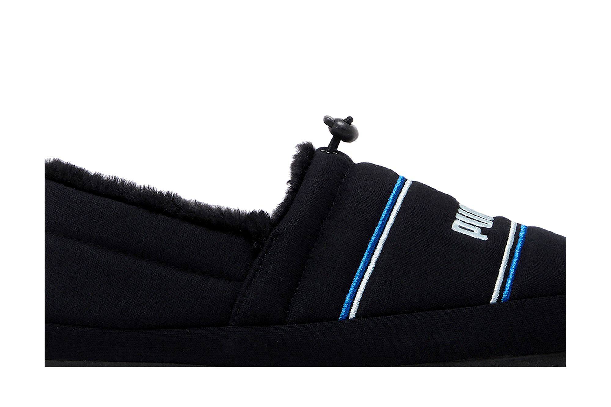 Order Puma Tuff Mocc Jersey Pantoufle ''Noir Glacial Bleu'' 385242-02