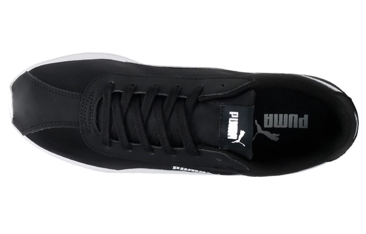 Shop Puma Turin 輕便透氣舒適 低筒運動鞋 黑