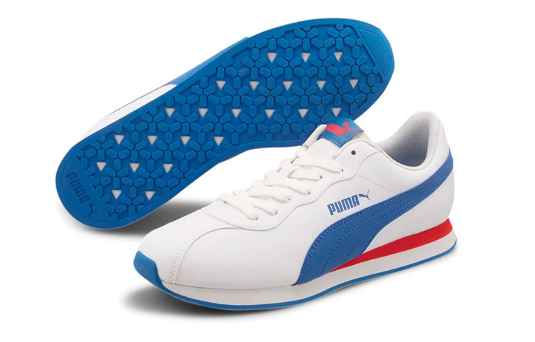 Shop Puma Turin II Nl Low-top Running Shoes White/Blue 366962-22