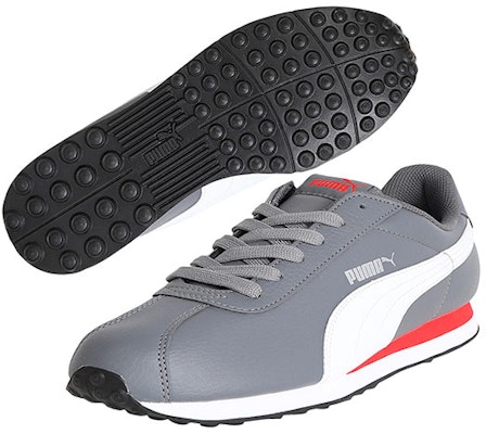 Puma Turin Low Running Shoes Grey/White/Red 360116-23 Shop Puma Turin Low Running Shoes Grey/White/Red 360116-23