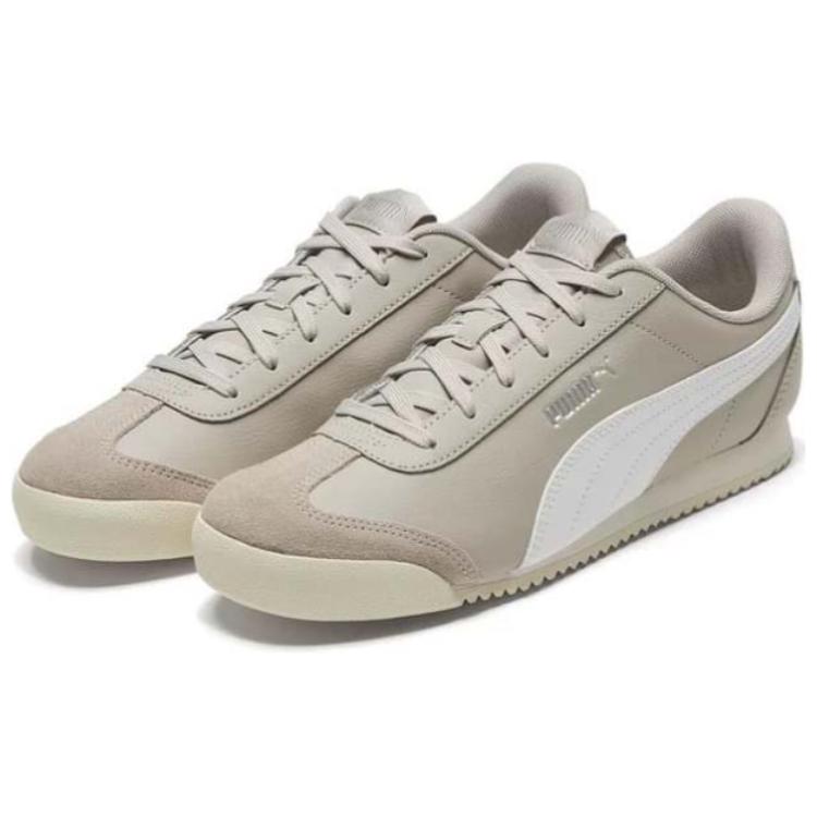Lookbook Puma Turino Retro Freizeitschuhe/Sneaker Unisex Grau Weiß 371113-05