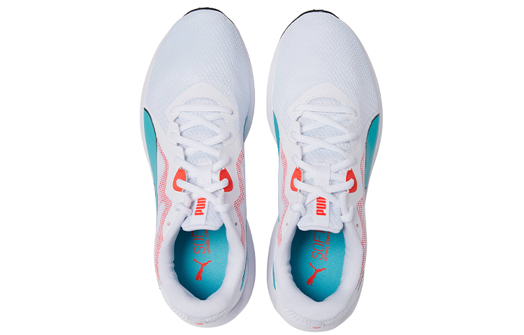 Lookbook Puma Twitch Runner ''Weiß Pink Blau'' 376289-08
