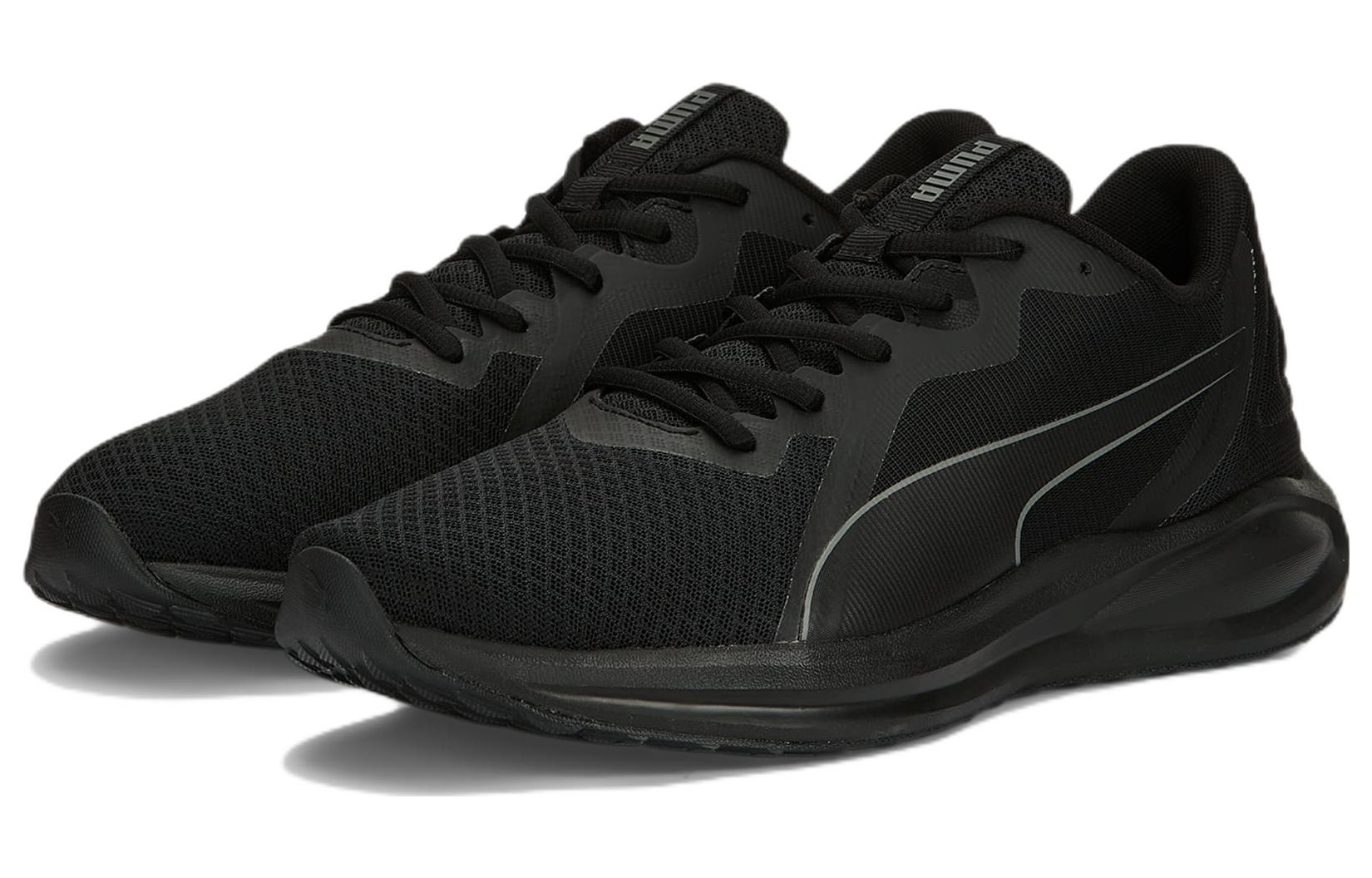 Lookbook Puma Twitch Runner Fresh 'Hitam Kelabu Gelap Sejuk' 377981-02
