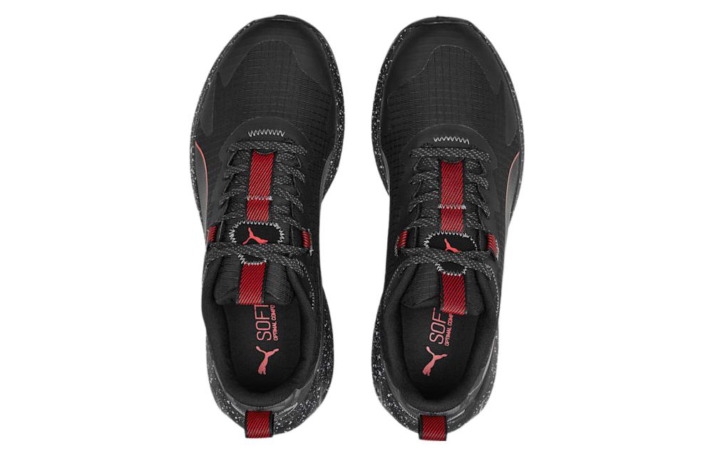 Lookbook Puma Twitch Runner Trail 'Hitam Merah' 377088-01