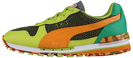 Puma Sportstyle TX-3 Low Top Green/ 'Orange' 360499-01 Puma Sportstyle TX-3 Low Top Green/ 'Orange' 360499-01