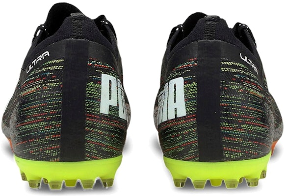 Puma Ultra 1.2 MG 短釘 防滑透氣足球鞋 黑黃 Order Puma Ultra 1.2 MG 短釘 防滑透氣足球鞋 黑黃