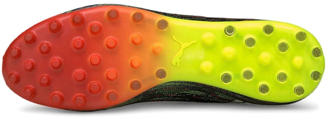 Puma Ultra 1.2 MG 短釘 防滑透氣足球鞋 黑黃 Shop Puma Ultra 1.2 MG 短釘 防滑透氣足球鞋 黑黃