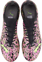 Shop Puma Ultra 1.3 MG短釘低筒防滑足球鞋 黑紫