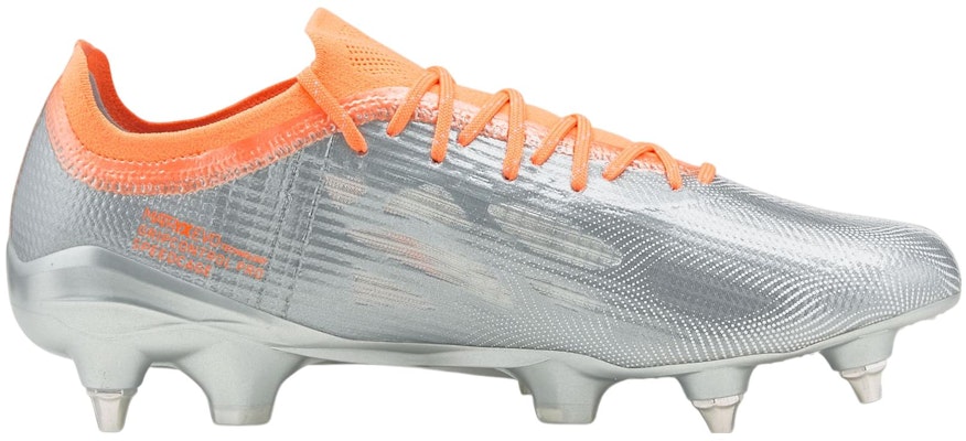 Puma Ultra 1.4 MX SG 低幫透氣軟草地足球鞋 銀橙色 Order Puma Ultra 1.4 MX SG 低幫透氣軟草地足球鞋 銀橙色