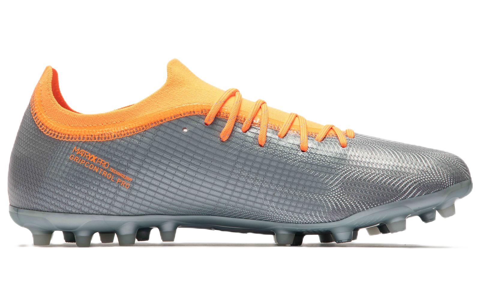 Lookbook Puma Ultra 2.4 MG 人工草皮 低筒足球鞋 灰橙色