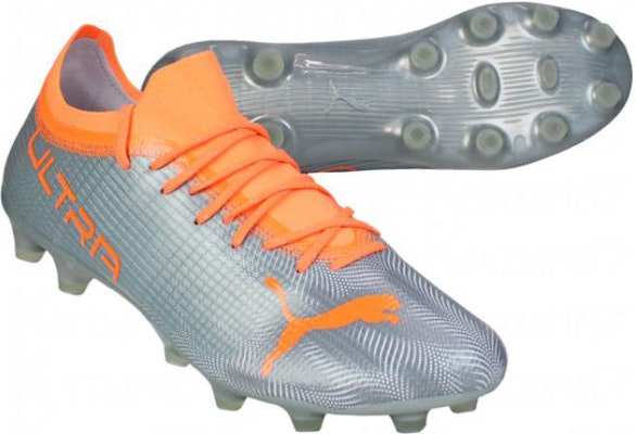 PUMA Ultra 2.4 人造草地 舒適專業穩定 防滑耐磨 足球鞋 男款 鑽石銀 Lookbook PUMA Ultra 2.4 人造草地 舒適專業穩定 防滑耐磨 足球鞋 男款 鑽石銀