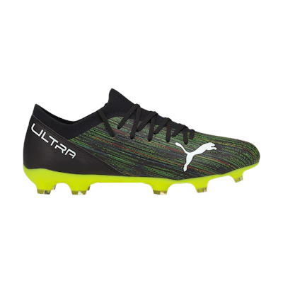 Puma Ultra 3.2 FG AG 'Black Yellow Alert'