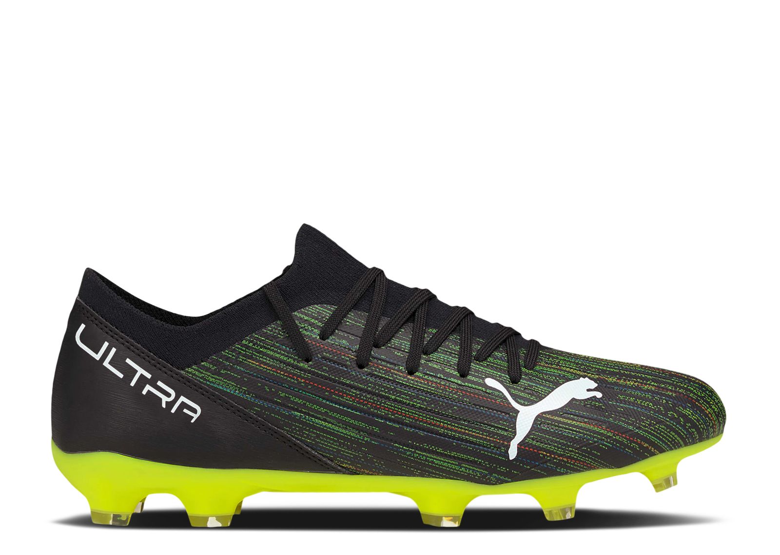 Puma Ultra 3.2 FG AG 'Black Yellow Alert' 106300-02