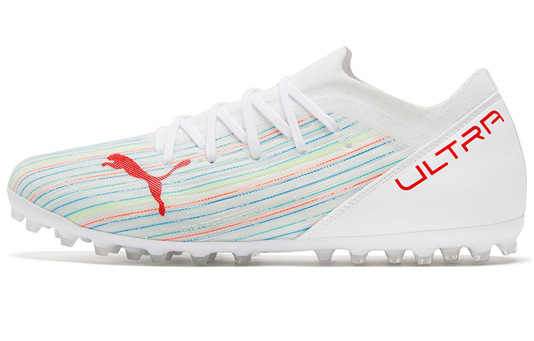 Buy Puma Ultra 3.2 MG Spectra Chaussures de Football Blanc/Rouge 106350-03