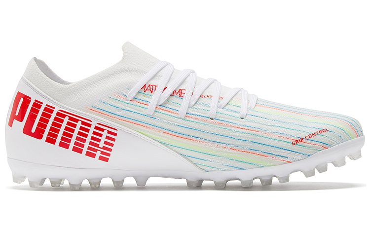 Order Puma Ultra 3.2 MG Spectra Chaussures de Football Blanc/Rouge 106350-03