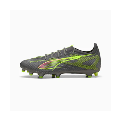 Puma Ultra 5 Pro FG/AG Soccer Cleats Matte Aged Silver-Yellow Alert-Sun Struck
