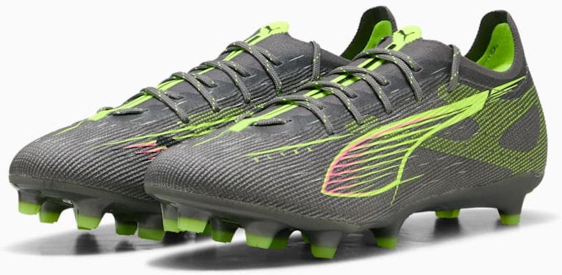 Puma Ultra 5 Pro FG/AG Soccer Cleats Matte Aged Silver-Yellow Alert-Sun Struck 108161-03 Order Puma Ultra 5 Pro FG/AG Soccer Cleats Matte Aged Silver-Yellow Alert-Sun Struck 108161-03