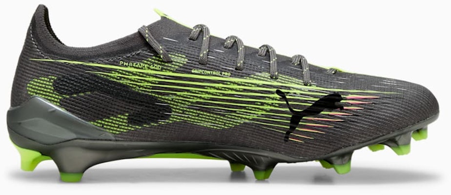 Puma Ultra 5 Ultimate FG Soccer Cleats Matte Aged Silver-Yellow Alert-Sun Struck 108159-03 Purchase Puma Ultra 5 Ultimate FG Soccer Cleats Matte Aged Silver-Yellow Alert-Sun Struck 108159-03