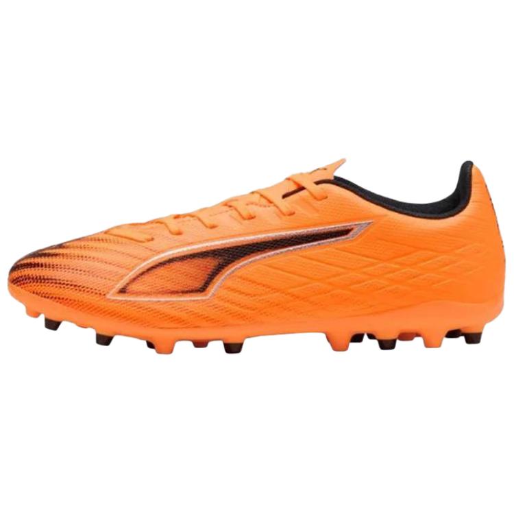 Puma ULTRA 6 Orange Black MG Soccer Cleats Durable Synthetic Upper. 108539-03