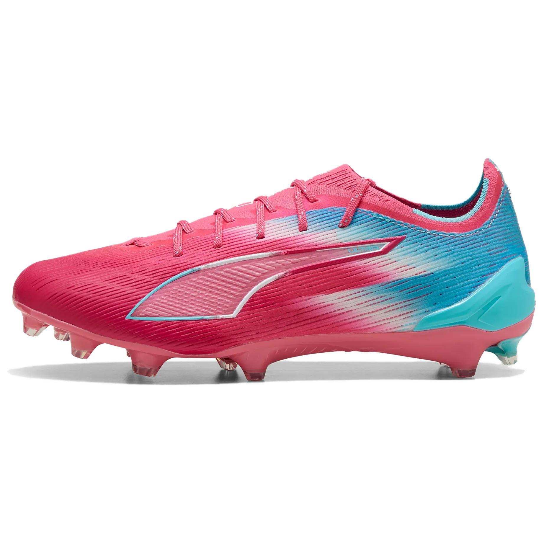 Puma ULTRA 6 Ultimate Re-Charge Soccer Cleats Pink Blue Durable Cushioning 108763-01