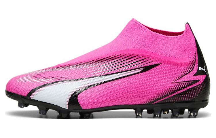 Puma Ultra Match MG Soccer Cleats Low-Top Pink/Black/White 107760-01