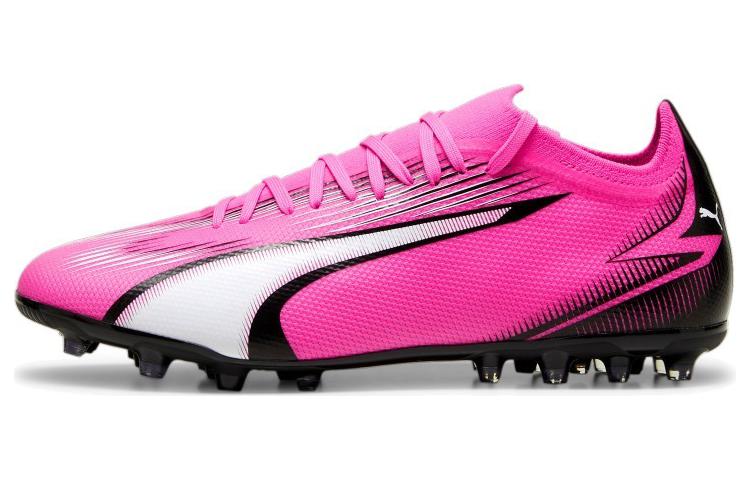Puma Ultra Match MG Soccer Cleats Pink/Black/White 107756-01
