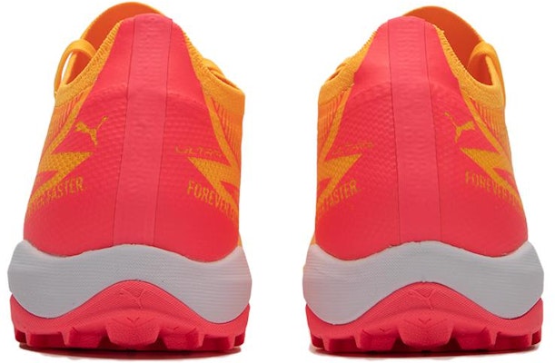 PUMA Ultra Match 圓頭繫帶 TT(膠質碎釘) 耐磨 足球鞋 男款 黃紅 Shop PUMA Ultra Match 圓頭繫帶 TT(膠質碎釘) 耐磨 足球鞋 男款 黃紅