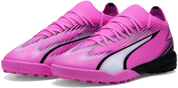 PUMA Ultra Match TT 防滑 足球鞋 男款 粉紅色 Lookbook PUMA Ultra Match TT 防滑 足球鞋 男款 粉紅色